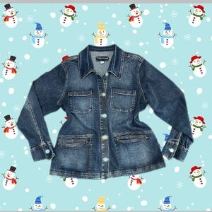 Maurices Women's Blue Denim Jacket